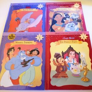 Disney Storytime Treasures Childrens Books Library Gift Set Kids Hardcover 4 Lot
